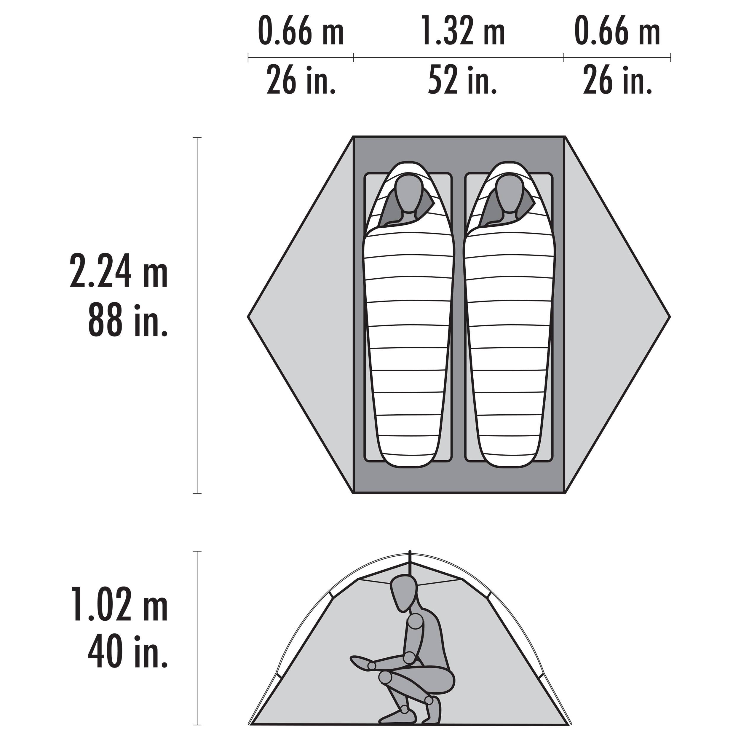 Hubba Hubba™ HD 2-Person Tent - Green