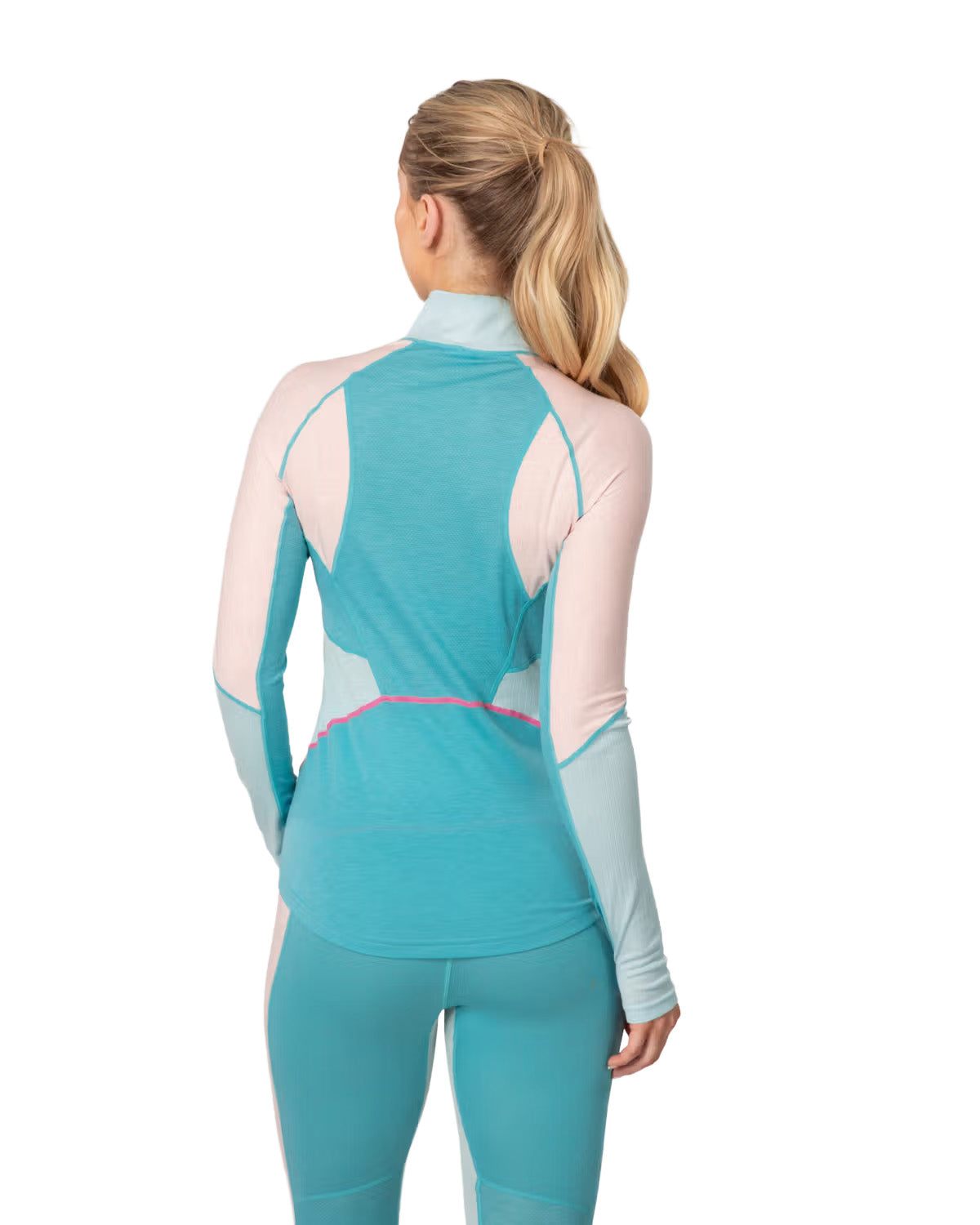 Women's Alma 1/2 Zip Base Layer Top - Blue