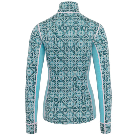Women's Rose 1/2 Zip Base Layer Top - Blue