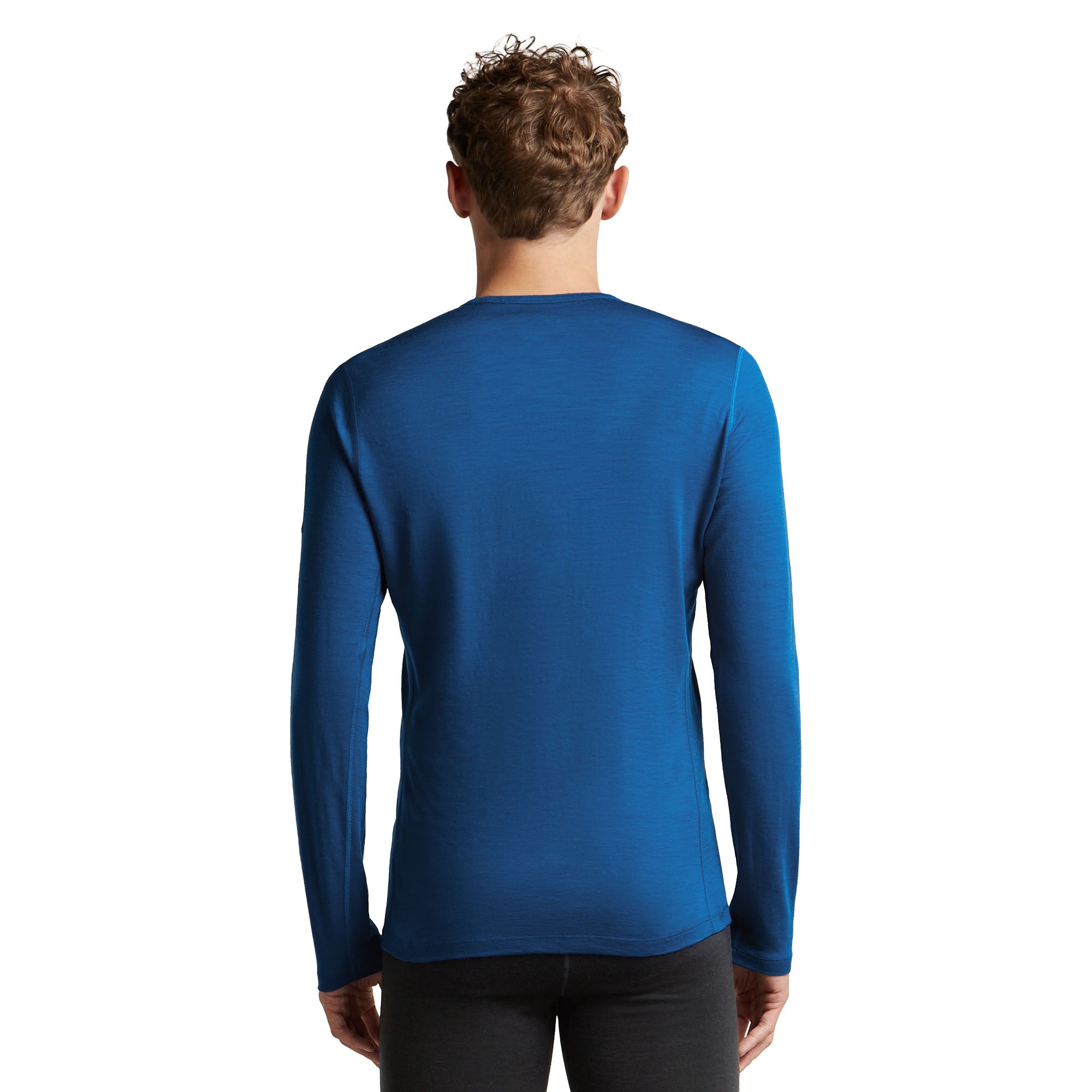 Men's 200 Oasis Long Sleeve Crewe Top - Blue