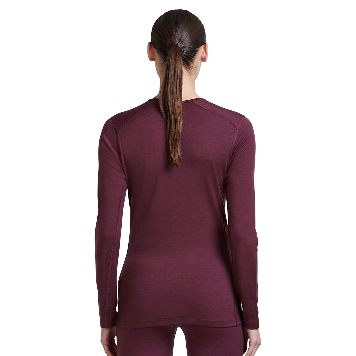 Women's 200 Oasis Long Sleeve Crewe Top - Purple