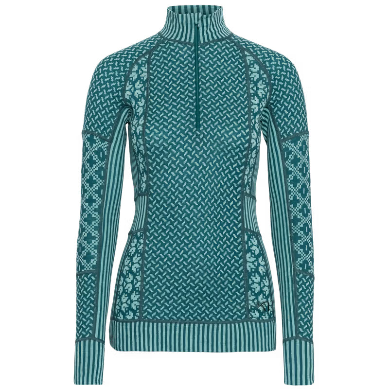 Women's Smekker ½ Long-Sleeve Base Layer Top - Green