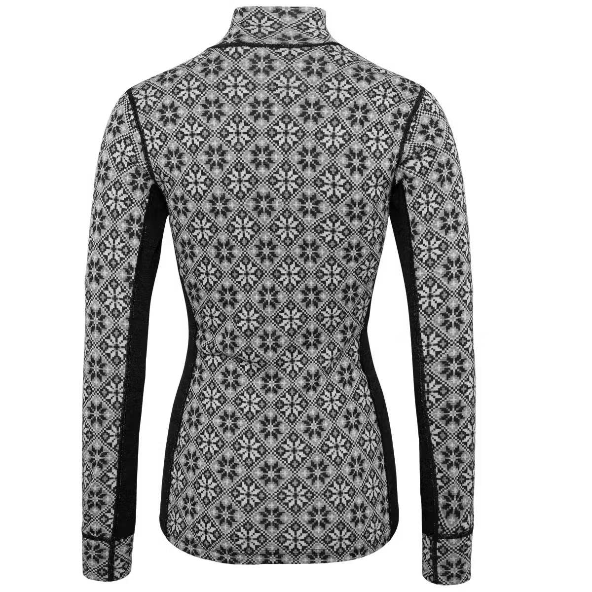 Women's Rose 1/2 Zip Base Layer Top - Black