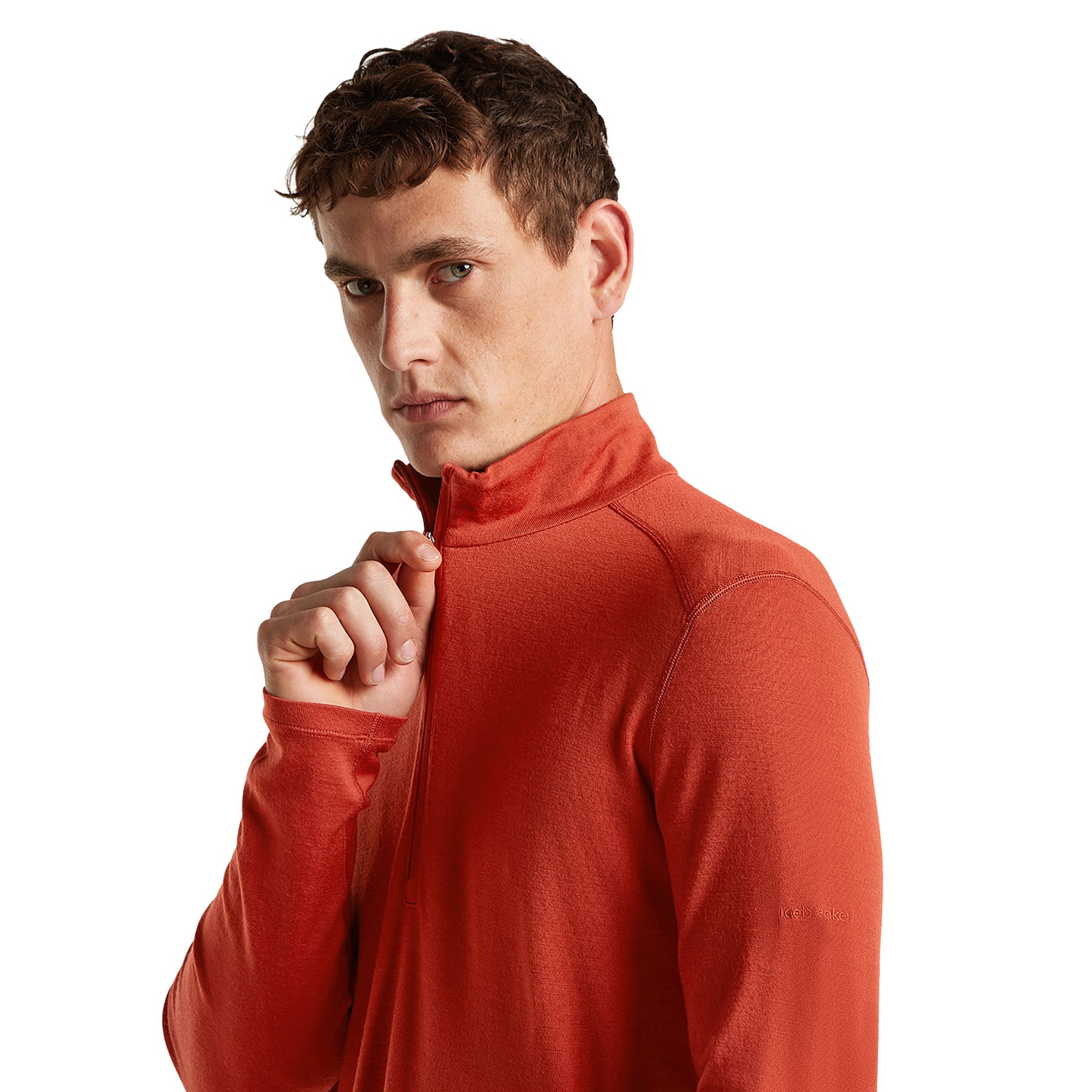 Men's 260 Tech Long Sleeve Half Zip - Red