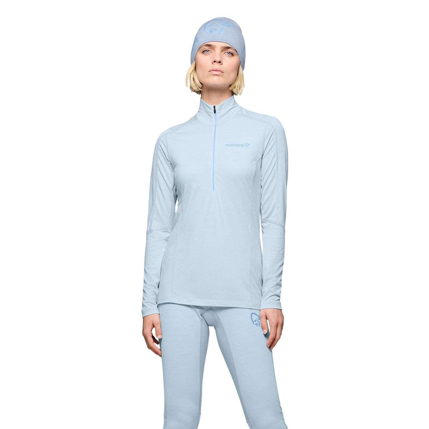 Women’s Falketind EqualiserUll Zip Neck - Blue