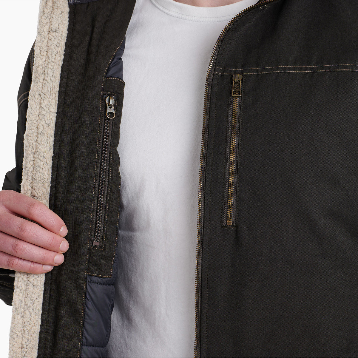 Men's Burr Insulated Jacket - Brown