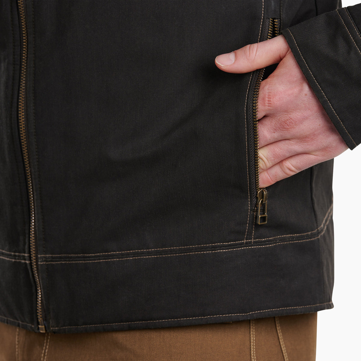 Men's Burr Insulated Jacket - Brown