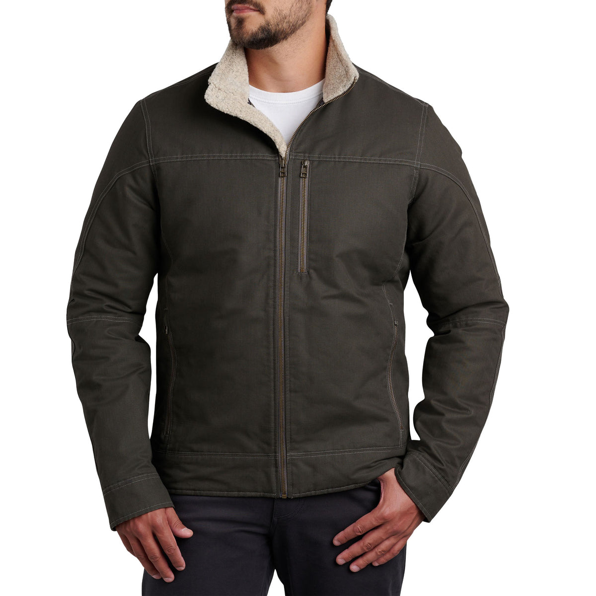 Men's Burr Insulated Jacket - Grey