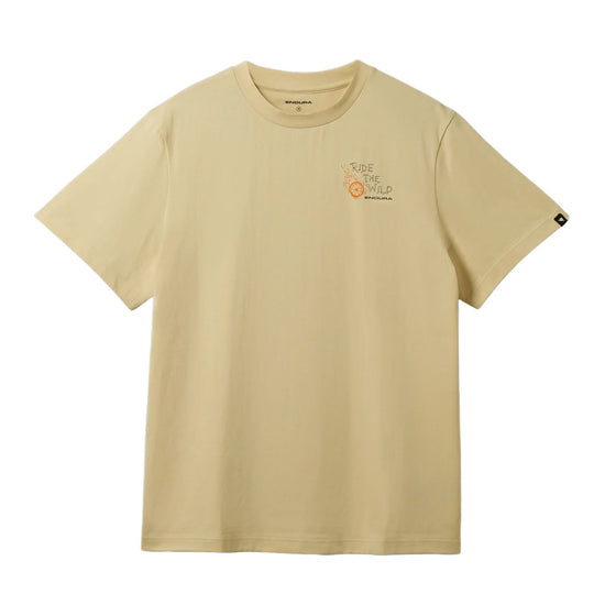Unisex Ride The Wild Graphic T-Shirt - Cream