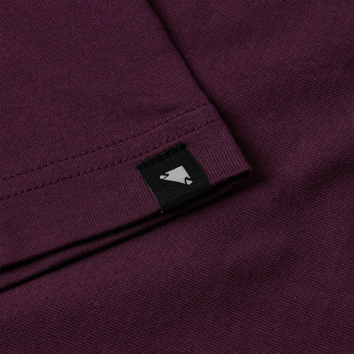 Unisex Stacked Logo Graphic T-Shirts - Purple