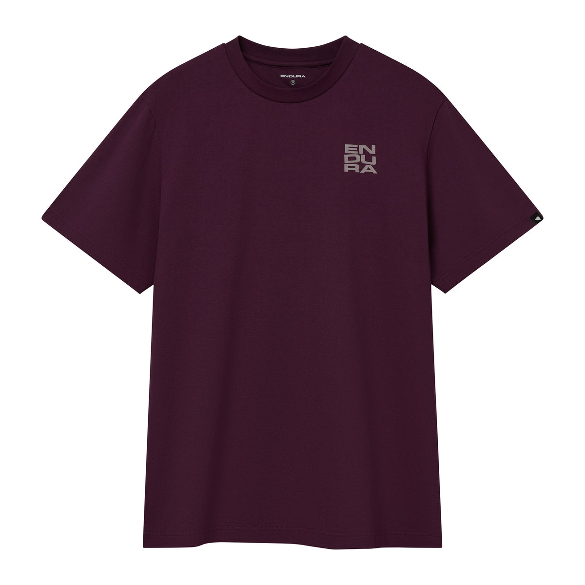 Unisex Stacked Logo Graphic T-Shirts - Purple