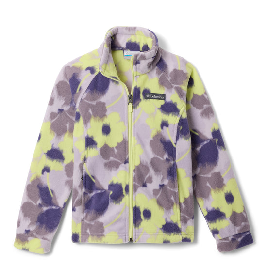 Kids' Benton Springs II Printed Full Zip Fleece - Purple