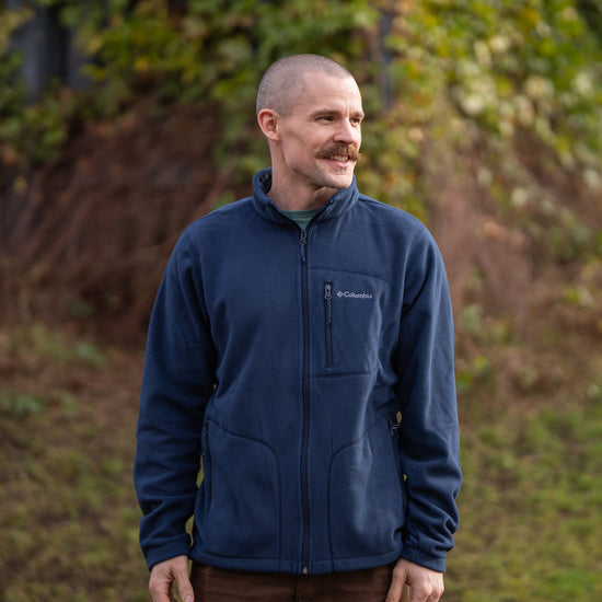 Men's Cool Interventions Full Zip Fleece Jacket - Navy