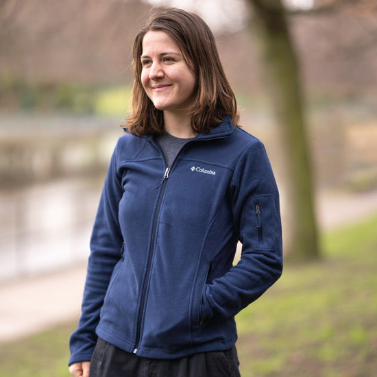 Women's Cool Interventions Full Zip Fleece Jacket - Navy