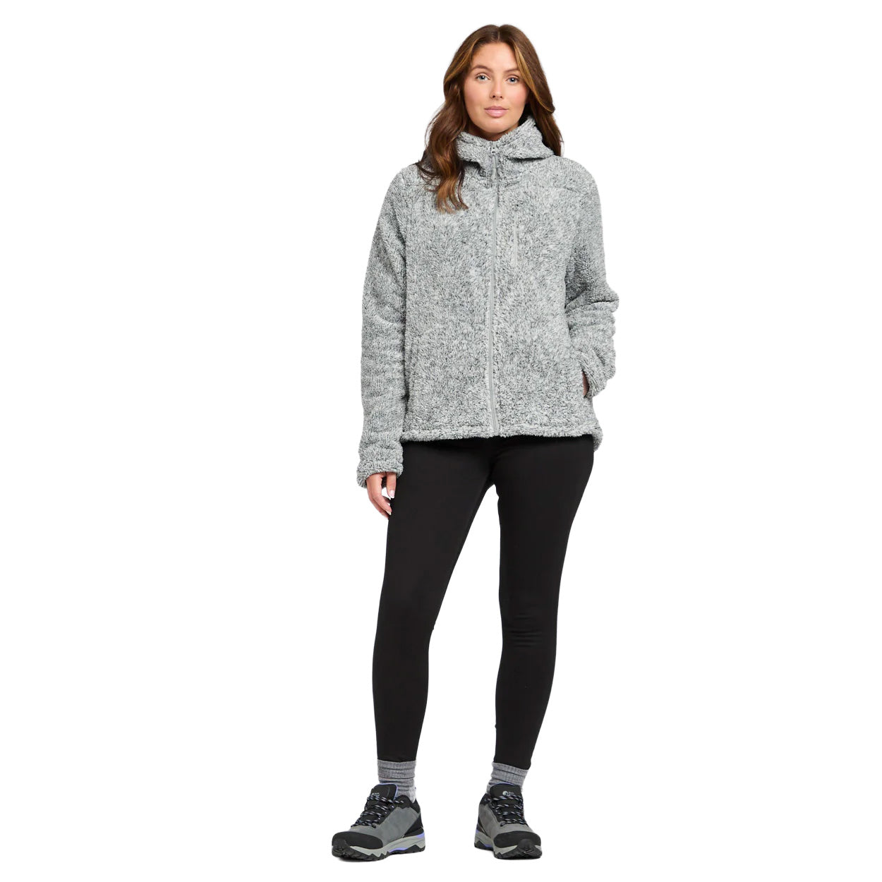 Women's Theory Full Zip Fleece - Grey