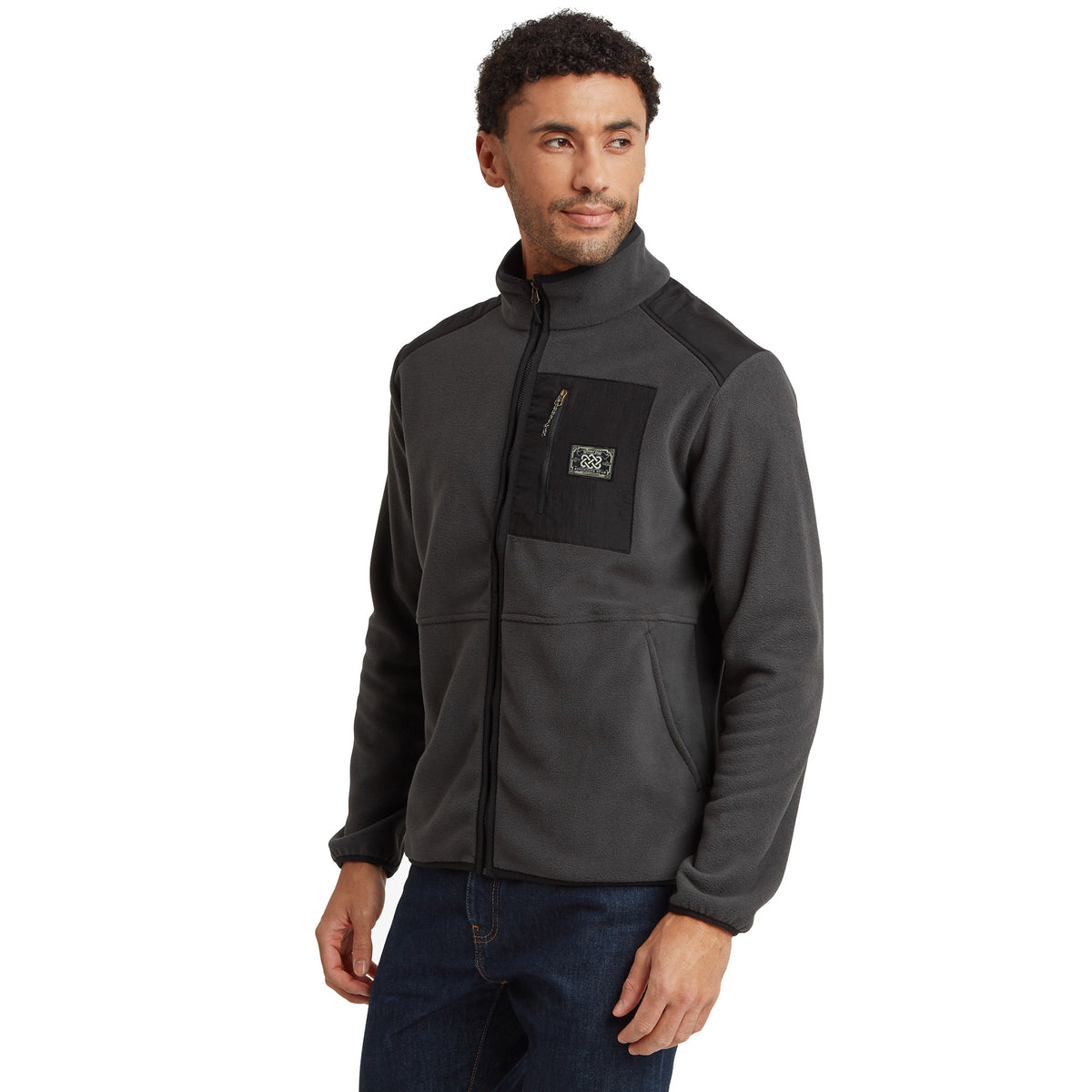 Men's Sanu Full Zip Fleece - Black