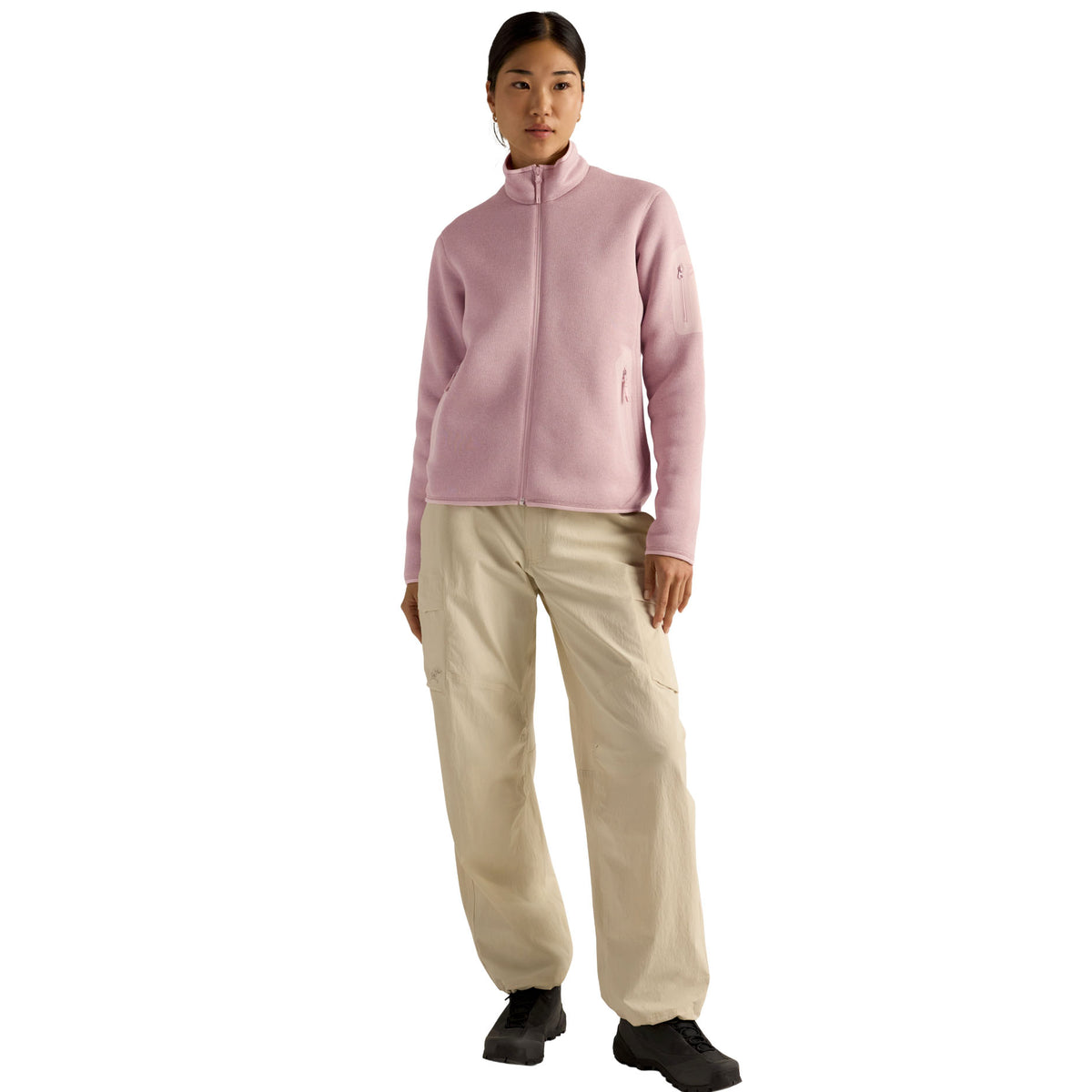 Women's Covert Cardigan - Alpine Rose Heather