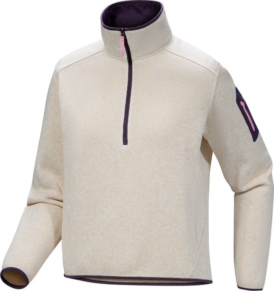 Women's Covert 1/2 Zip Neck Fleece - Cosmic Bloom Heather