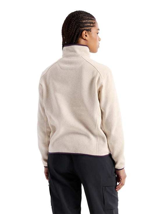 Women's Covert 1/2 Zip Neck Fleece - Cosmic Bloom Heather