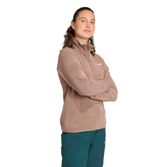 Women's Multi Essentials 1/2 Zip Fleece - Brown