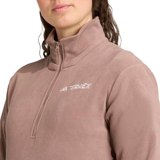 Women's Multi Essentials 1/2 Zip Fleece - Brown