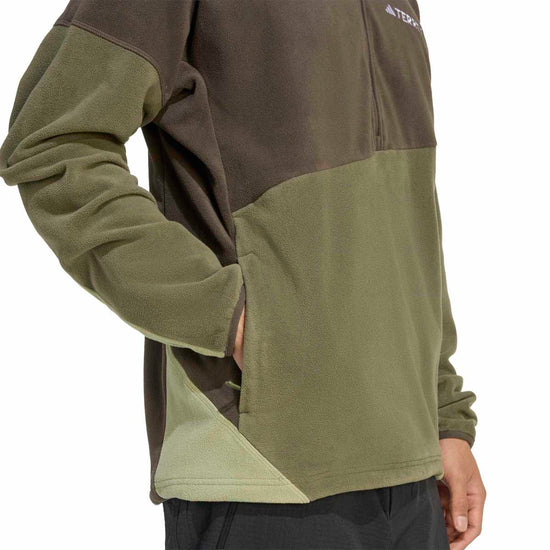 Men's Multi Climawarm 1/2 Zip Fleece - Green