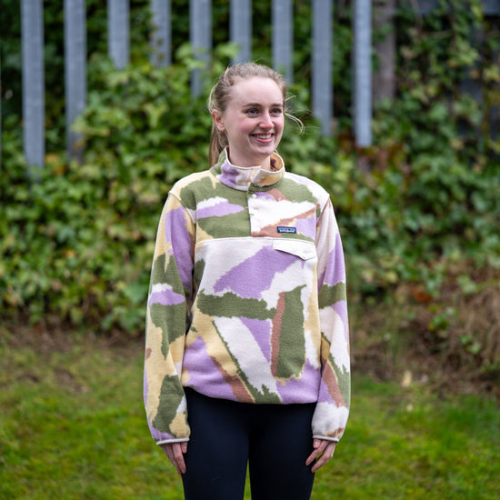 Women's Lightweight Synchilla Snap-T Pullover - Cream / Green