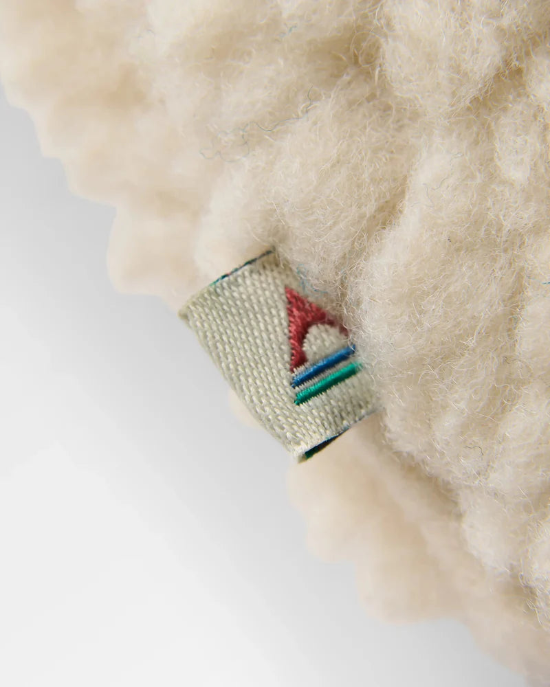 Men's Offroad Sherpa 1/2 Zip Fleece - Cream / Blue