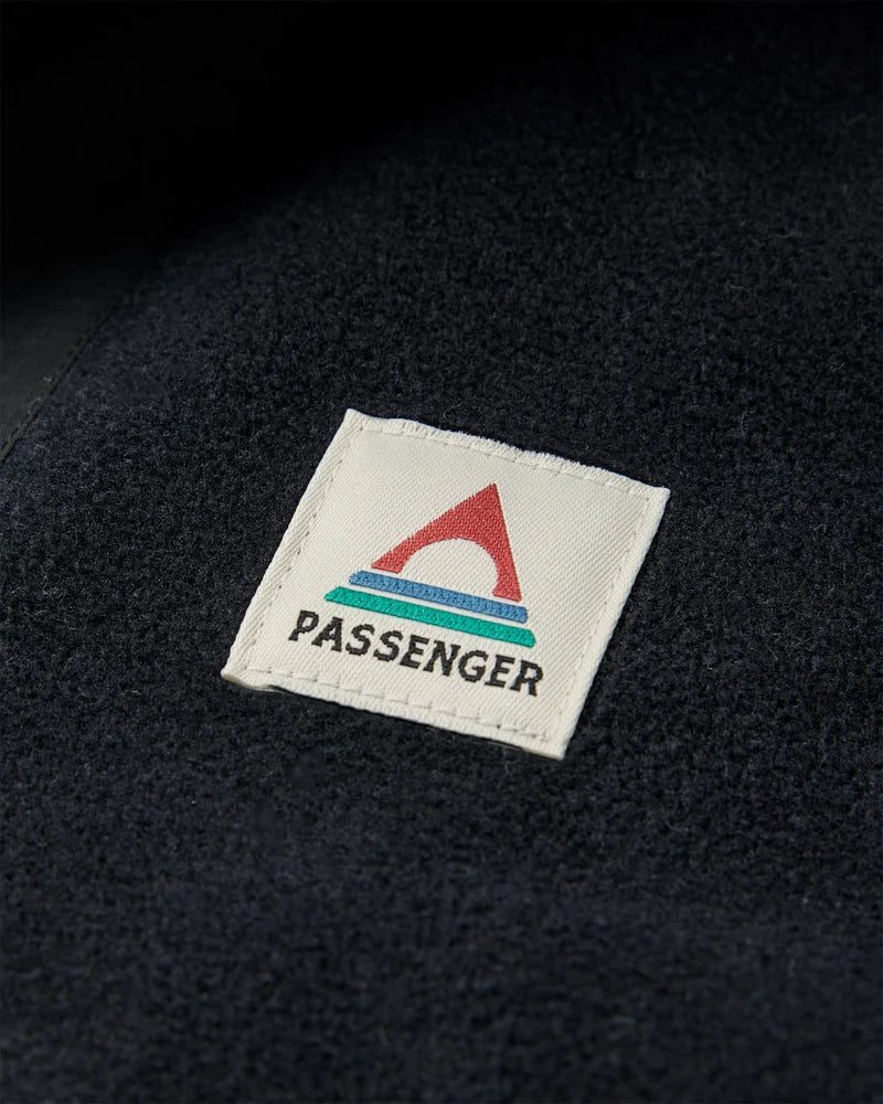 Men's Woodland 2.0 Hooded Polartec® 1/2 Zip Fleece - Black / Green