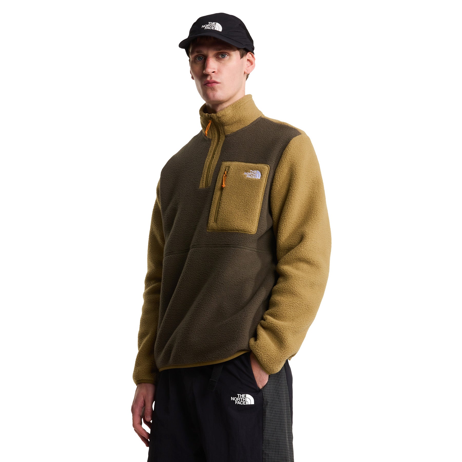 Men's Yumiori 1/4 Zip Fleece Jacket - Green