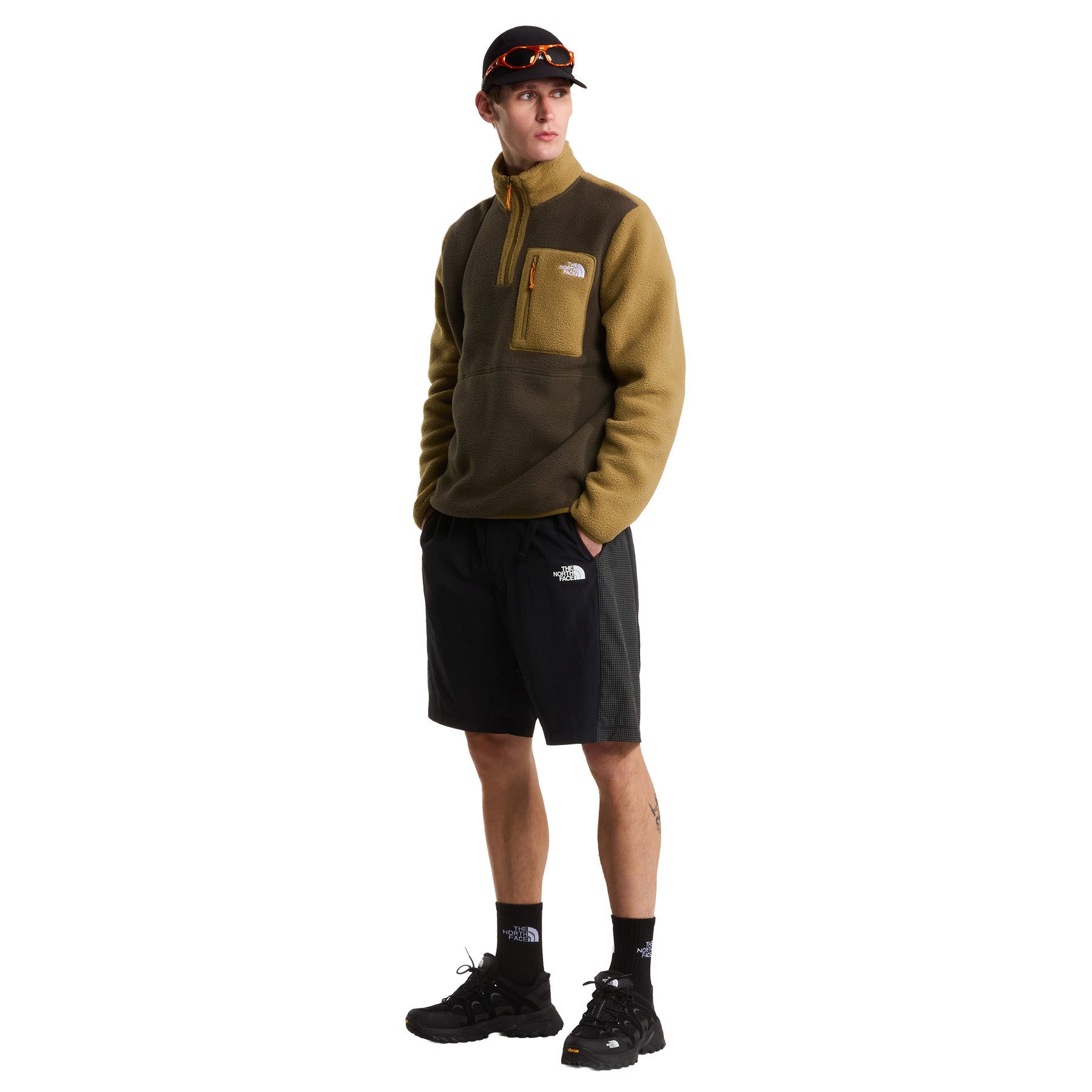 Men's Yumiori 1/4 Zip Fleece Jacket - Green
