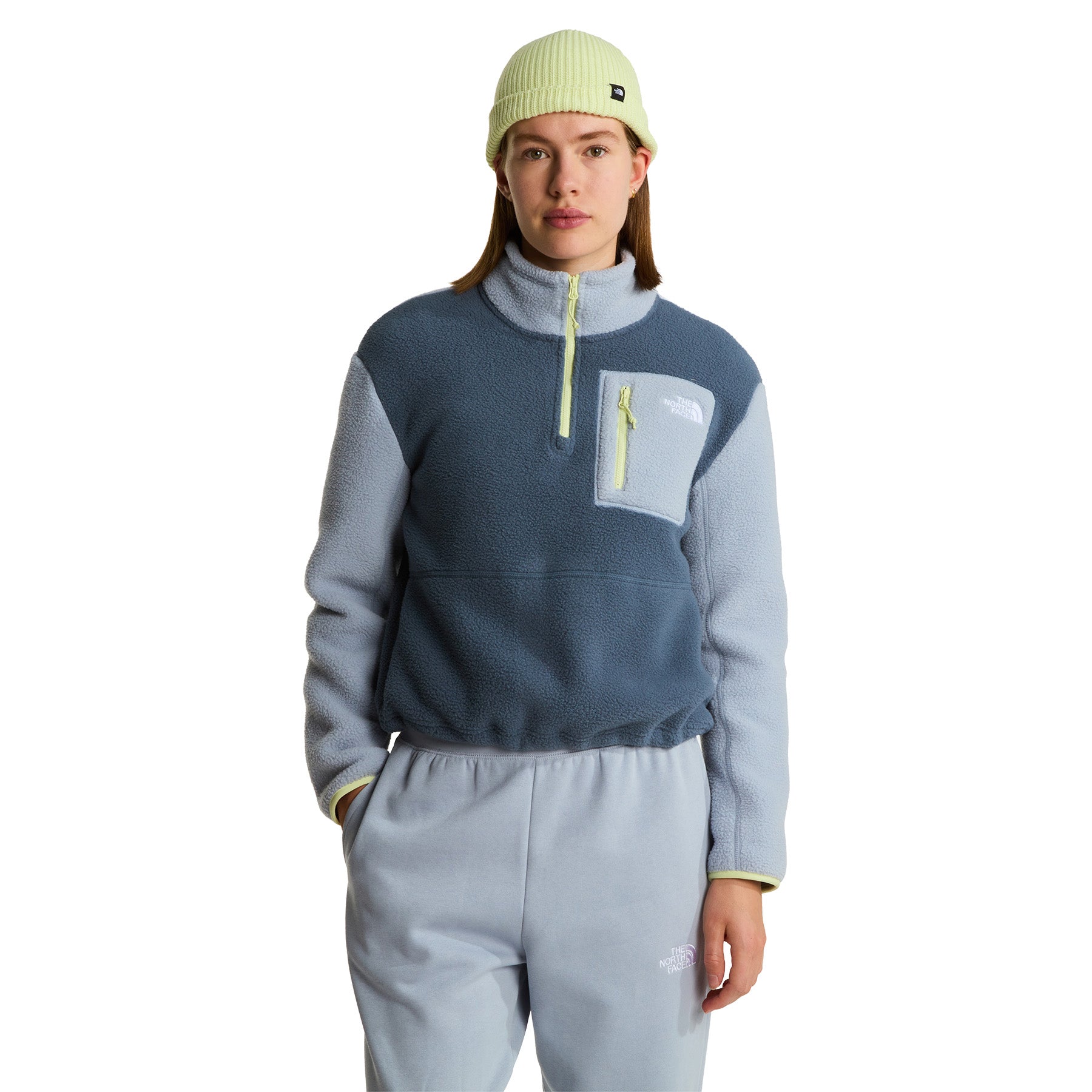 Women's Yumiori 1/4 Zip Fleece Jacket - Grey