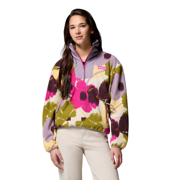 Women's Sequoia Grove Printed 1/2 Zip Fleece - Purple