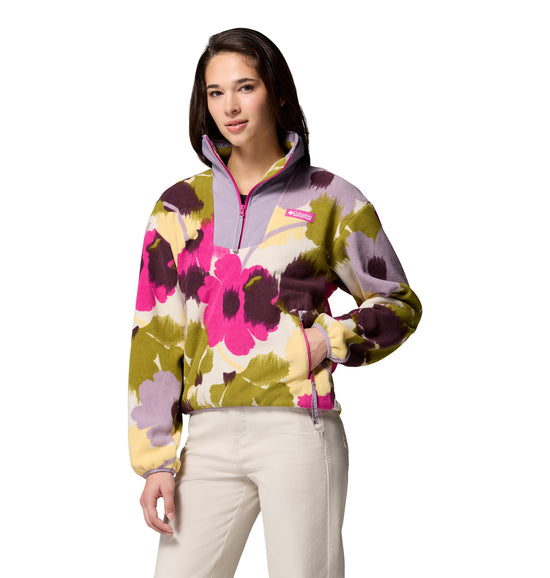 Women's Sequoia Grove Printed 1/2 Zip Fleece - Purple