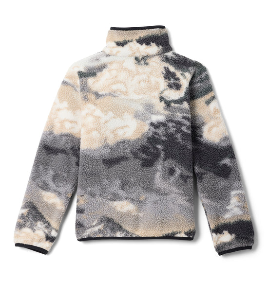 Kids' Helvetia II Printed 1/2 Snap Fleece - Grey