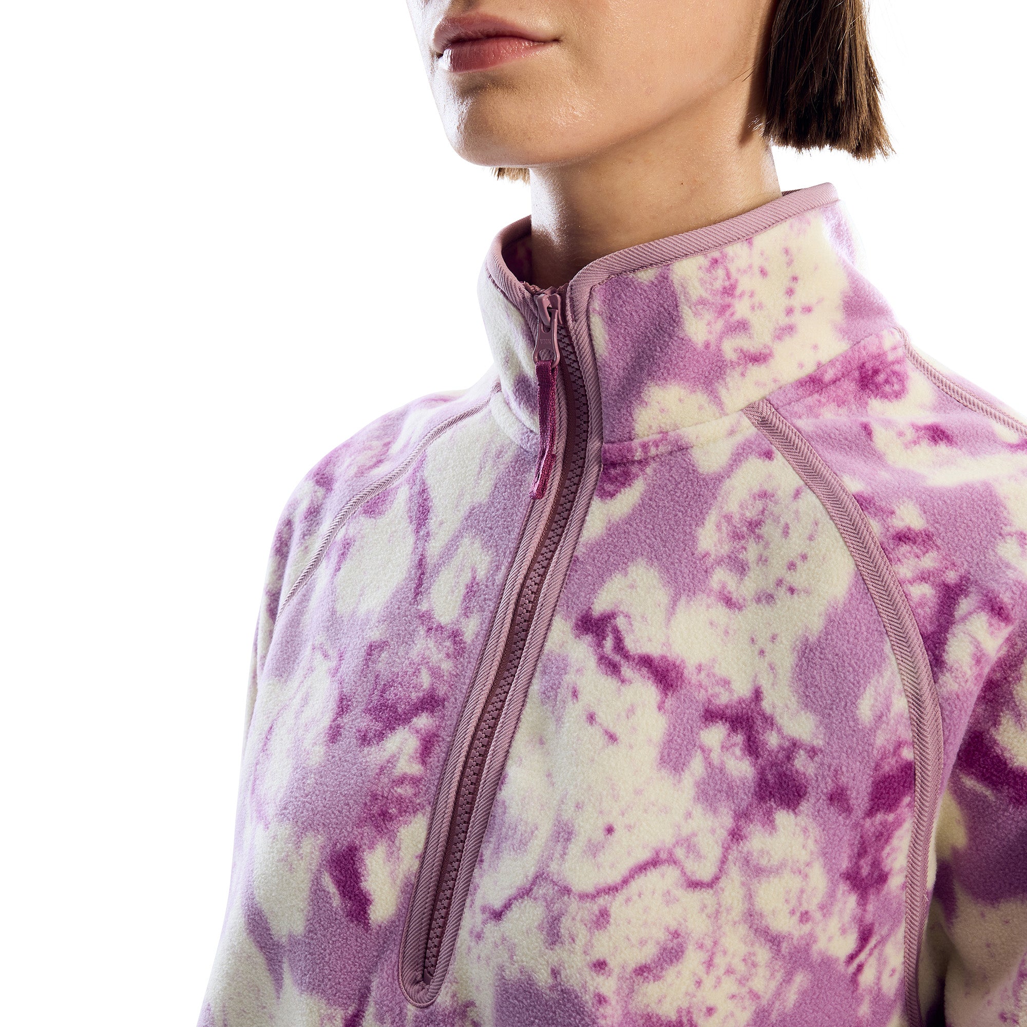Women's Bamburgh 1/2 Zip Fleece - Purple