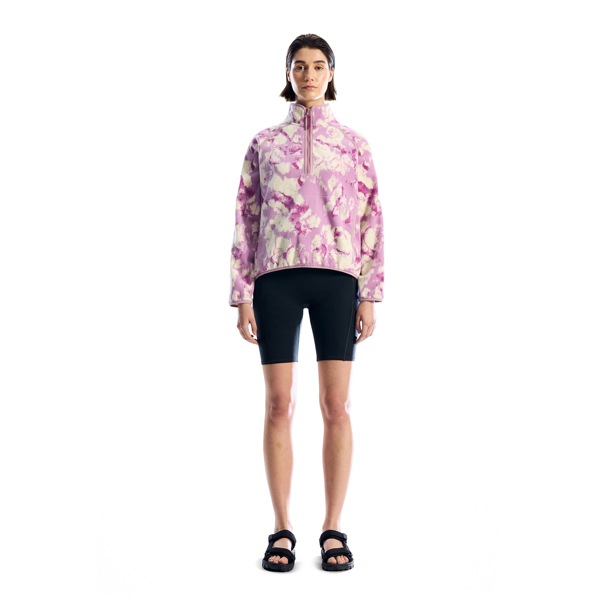 Women's Bamburgh 1/2 Zip Fleece - Purple