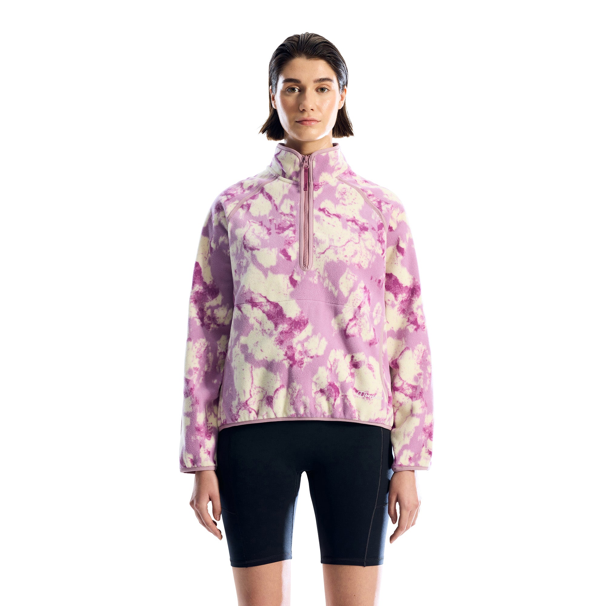 Women's Bamburgh 1/2 Zip Fleece - Purple