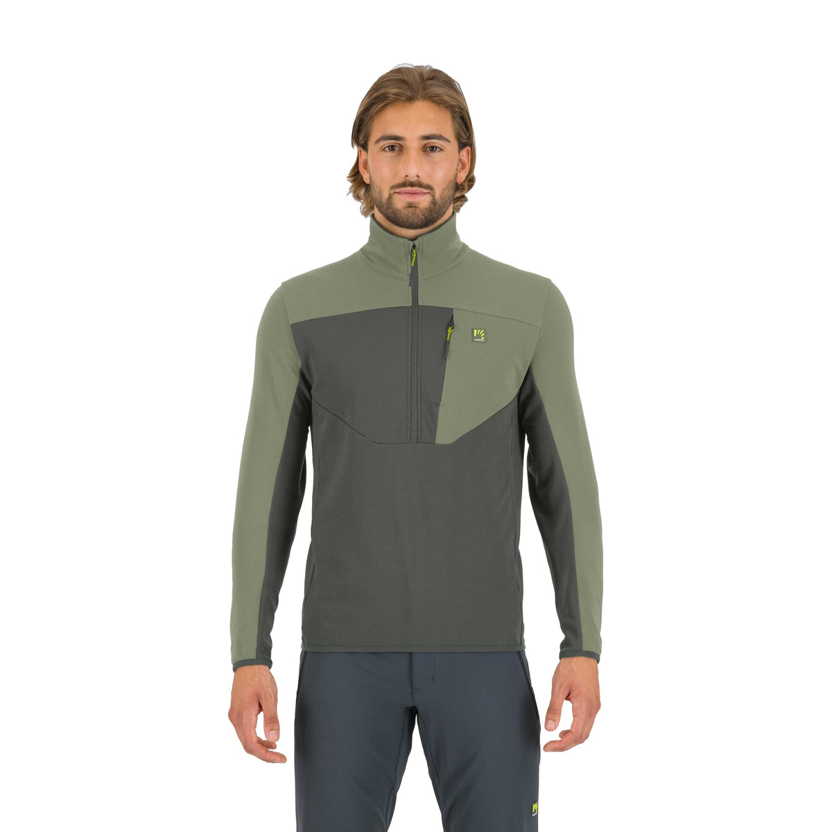 Men's Bigontina 1/2 Zip Fleece - Green