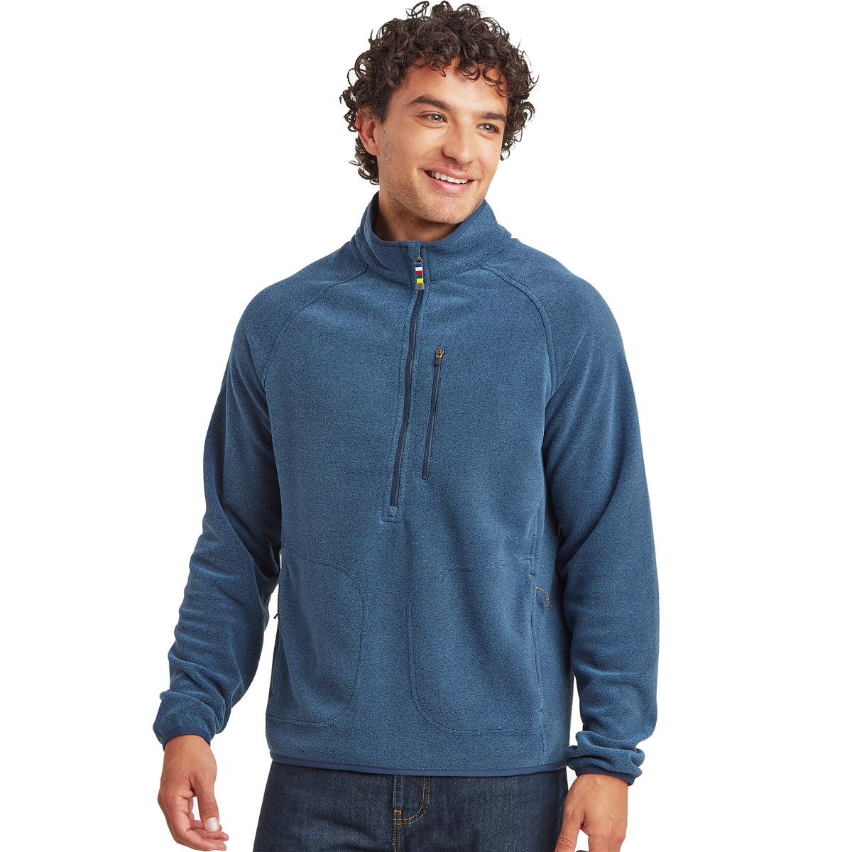 Men's Rolpa 1/2 Zip Fleece - Navy