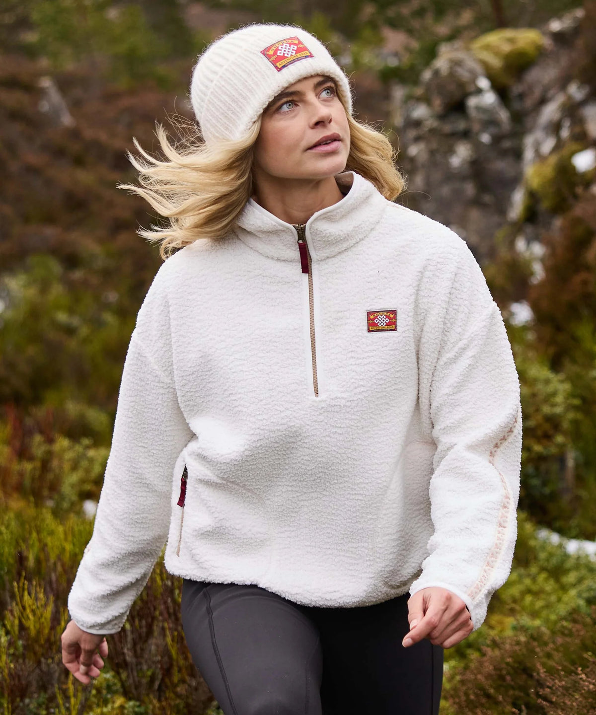 Women's Tarcho 1/4 Zip Fleece - Cream