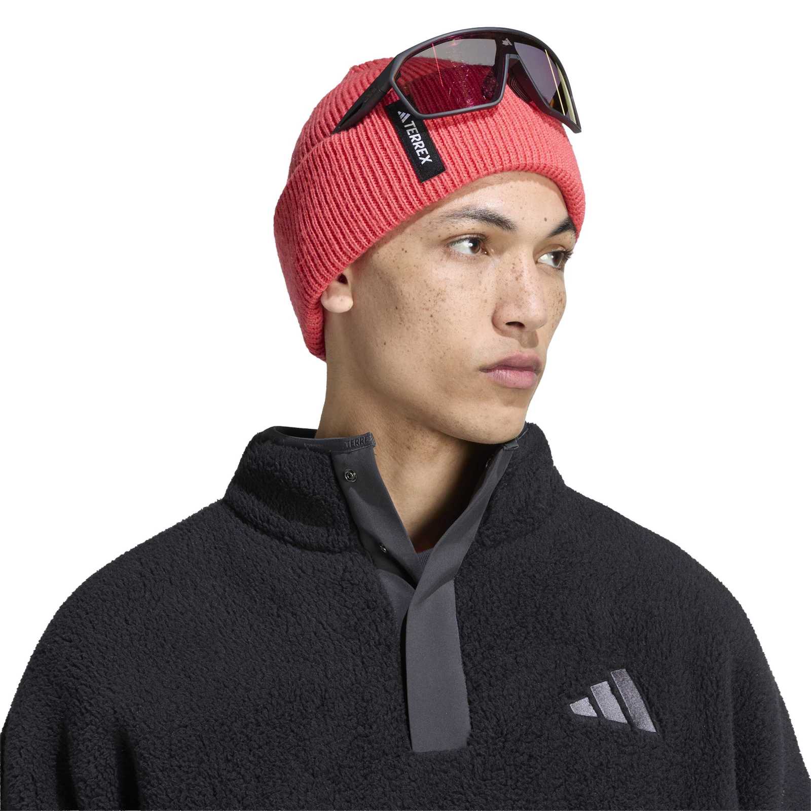 Men's Multi High Pile 1/2 Zip Fleece - Black