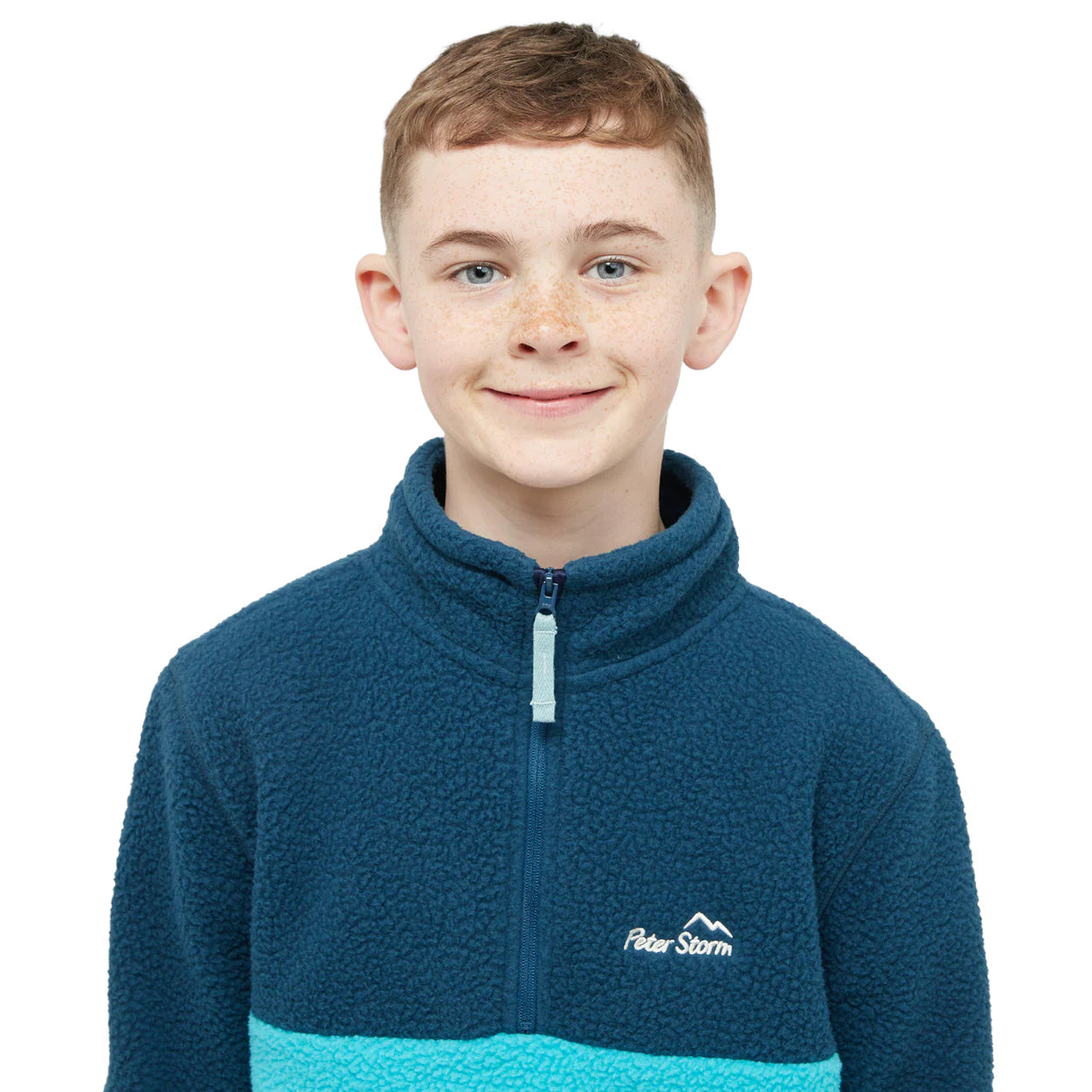 Kids' Borg 1/4 Zip Fleece - Blue