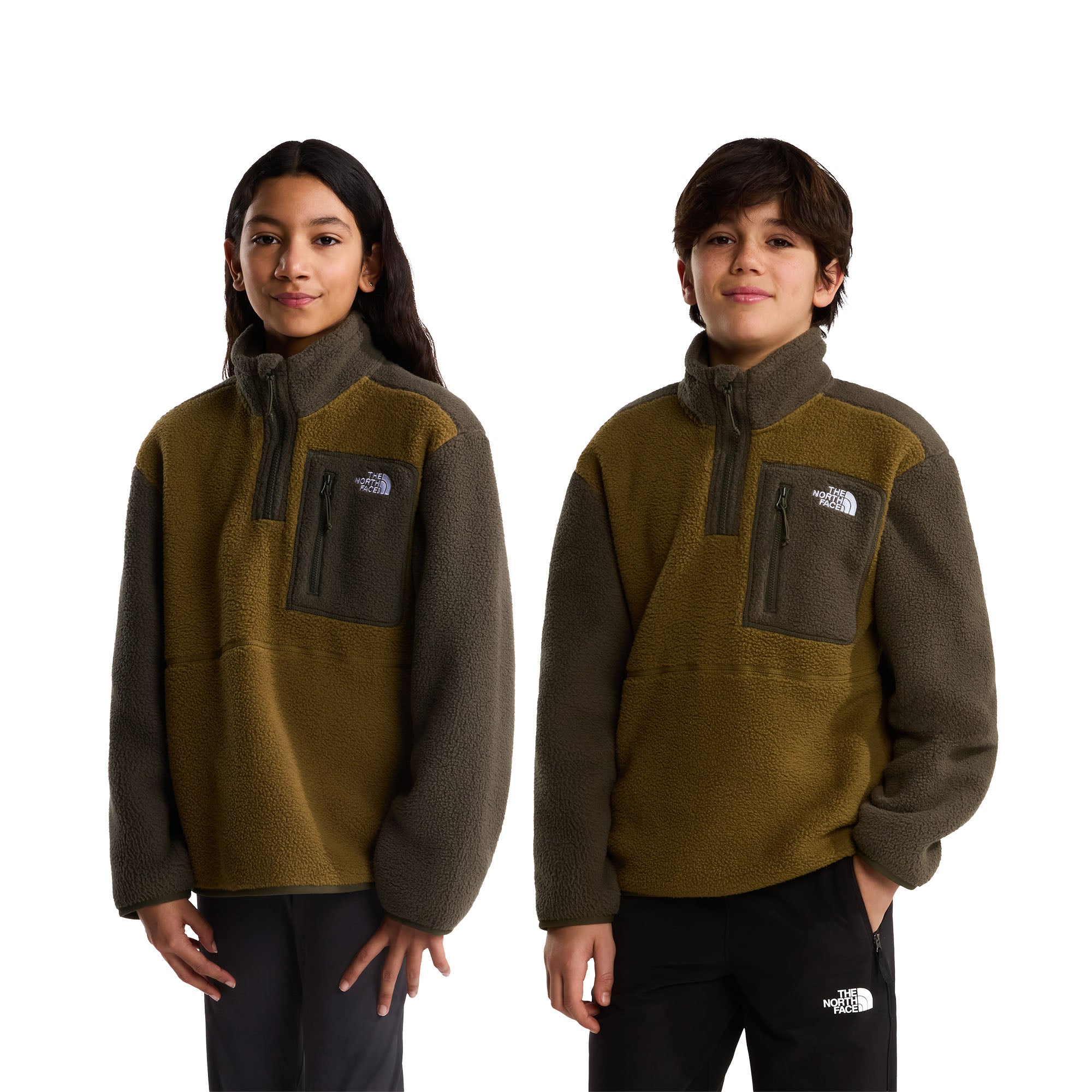 Teens' Yumiori 1/4 Zip Fleece - Brown