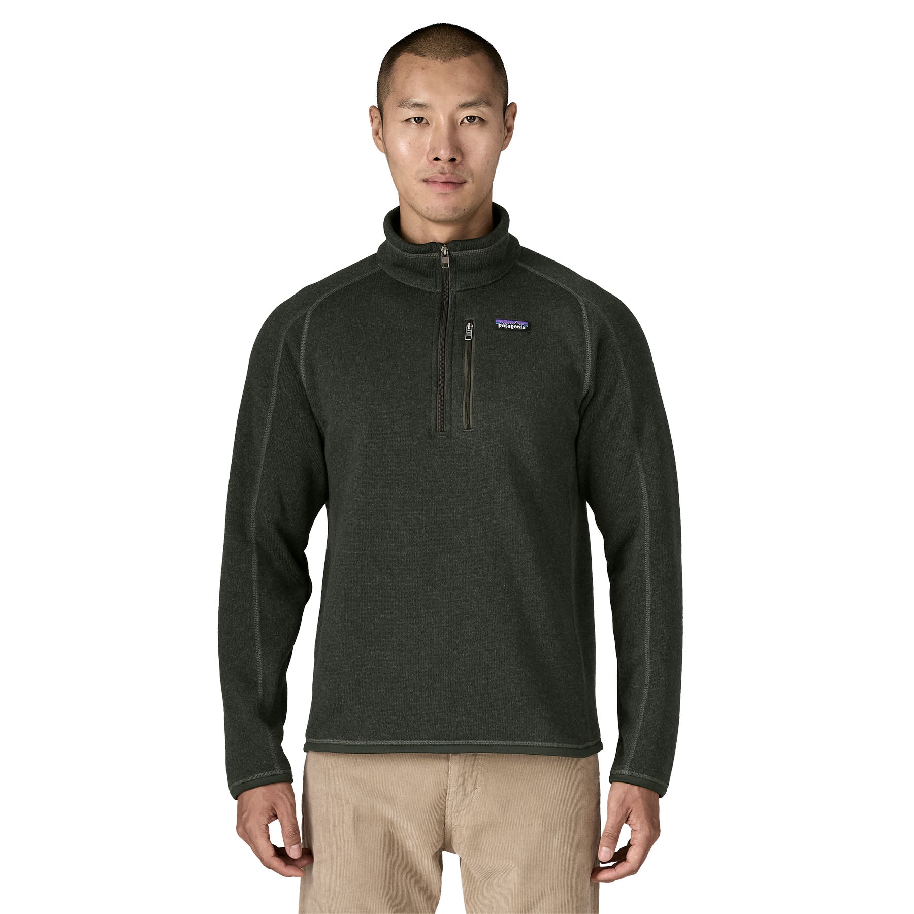 Men's Better Sweater 1/4 Zip Fleece - Green