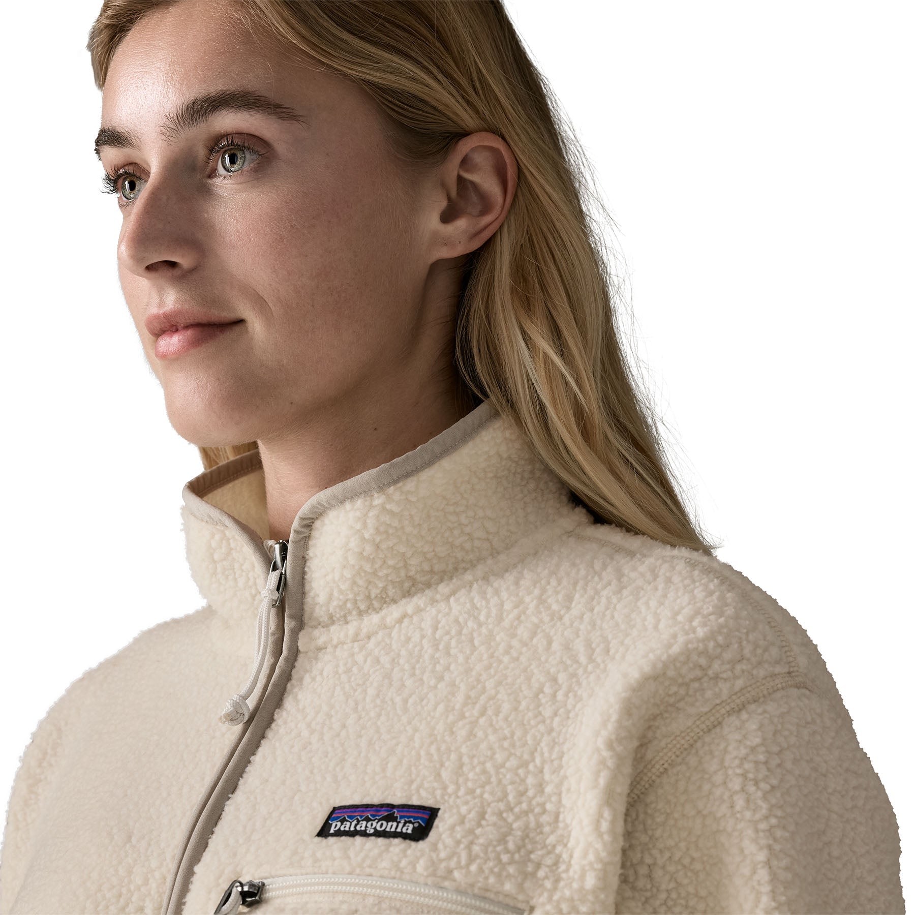 Women's Retro Pile Marsupial Fleece - Cream