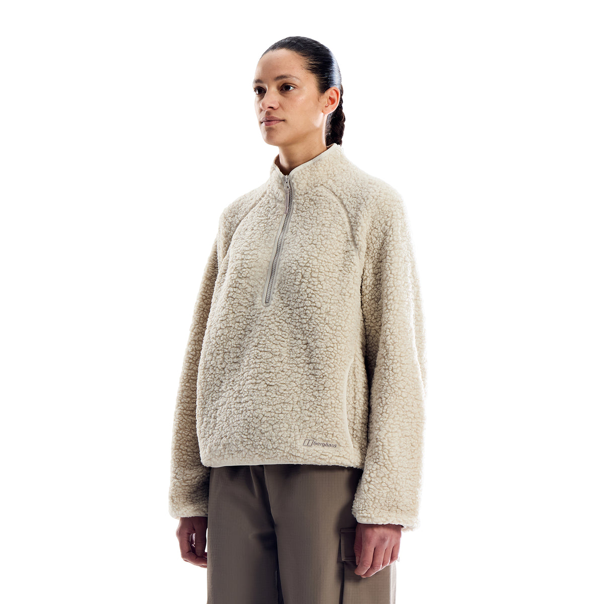 Women's Bamburgh 1/2 Zip Loft Fleece - Cream