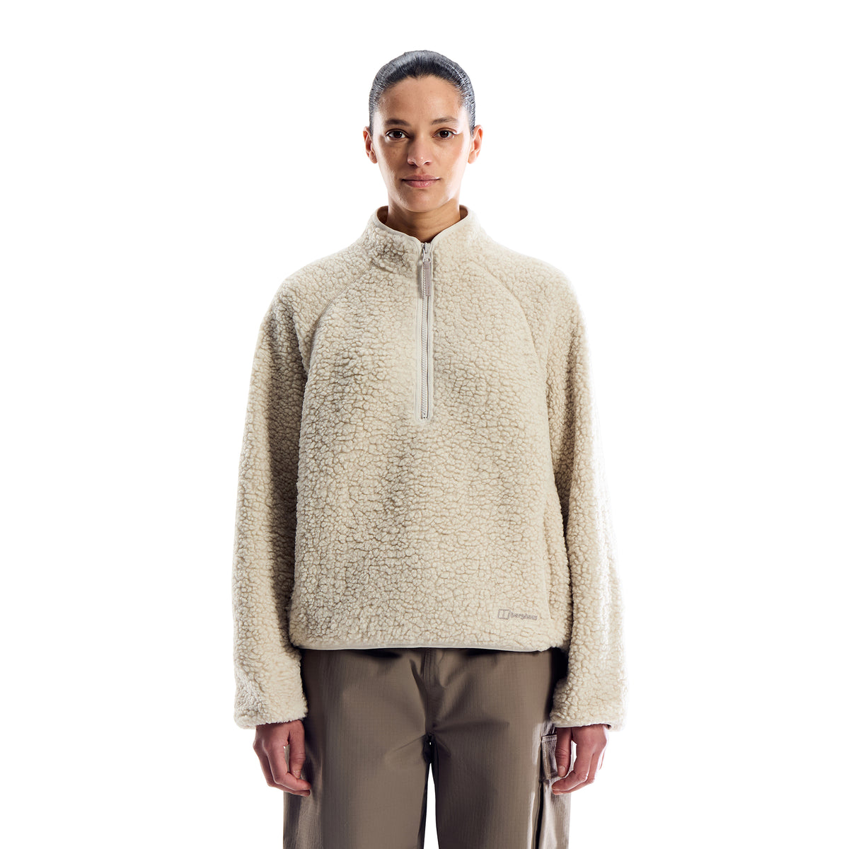 Women's Bamburgh 1/2 Zip Loft Fleece - Cream