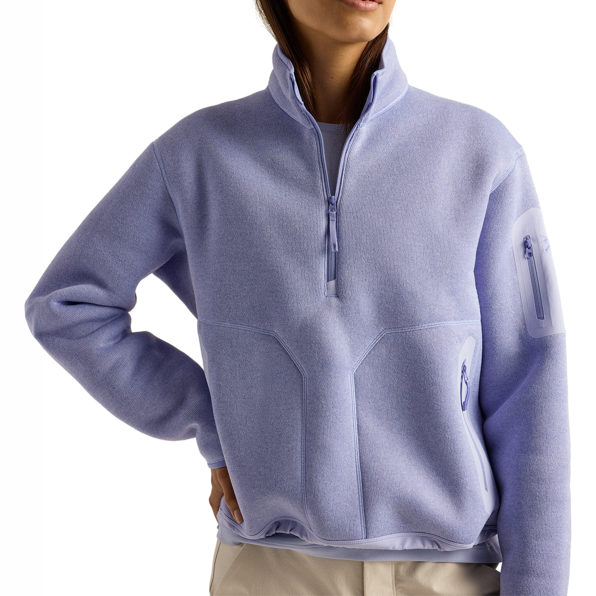 Women's Covert 1/2 Zip Neck Fleece - Kasumi Heather