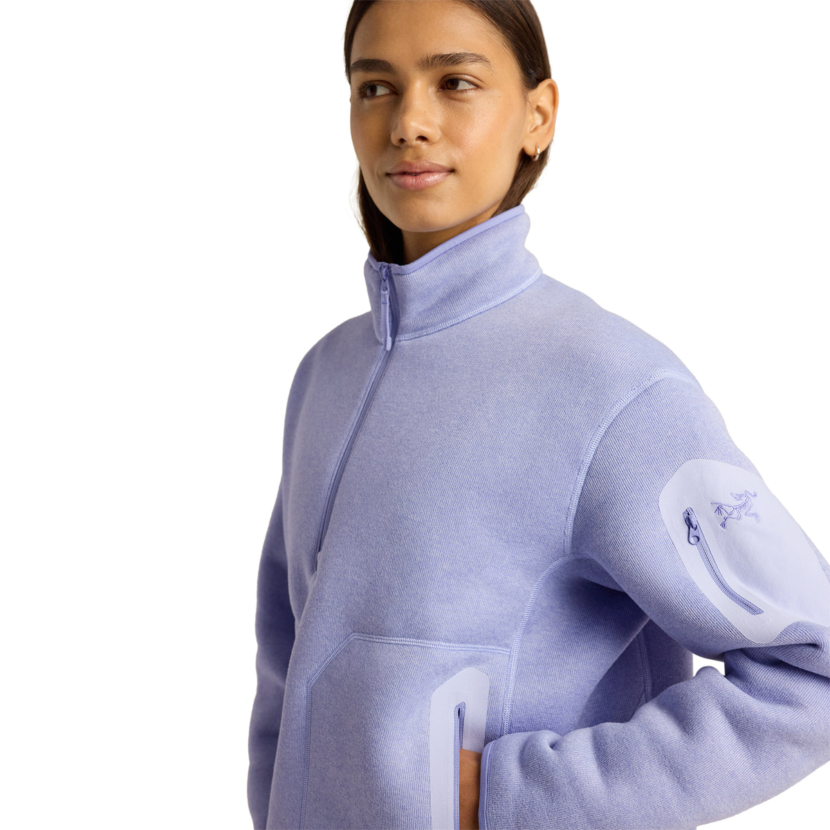 Women's Covert 1/2 Zip Neck Fleece - Kasumi Heather